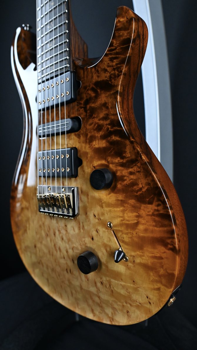 PRS Custom 24 7-String Semi Hollow Sandstorm Dragon's Breath Private Stock #12192