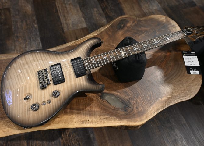 PRS Custom 24-08 10-Top Natural Smokeburst Transparent Holoflake #438
