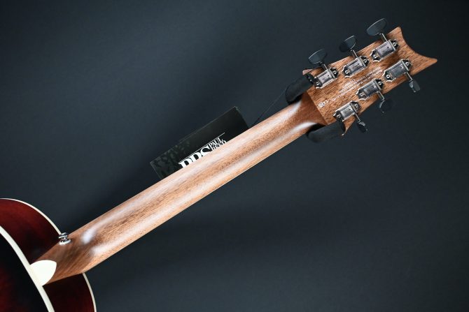 PRS SE P20E Parlor Acoustic Guitar Fire Red Burst #079