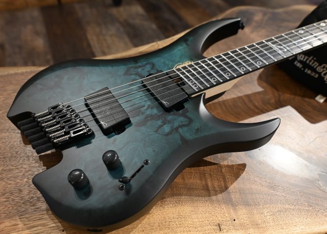 Legator G6FSS-DS Dark Sapphire Multi-Scale Electric Guitar #403