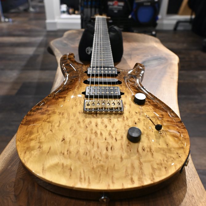PRS Custom 24 7-String Semi Hollow Sandstorm Dragon's Breath Private Stock #12192