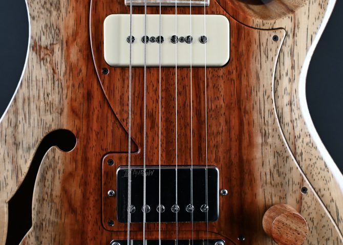 PRS Private Stock #12193 Padauk Vela Semi-Hollow