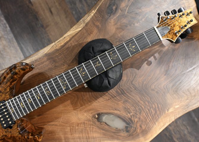 PRS Custom 24 7-String Semi Hollow Sandstorm Dragon's Breath Private Stock #12192