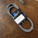 CBI Cables Prism Series Cloth Instrument Cable 10-ft PN-525-10 White/Black