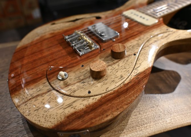 PRS Private Stock #12193 Padauk Vela Semi-Hollow