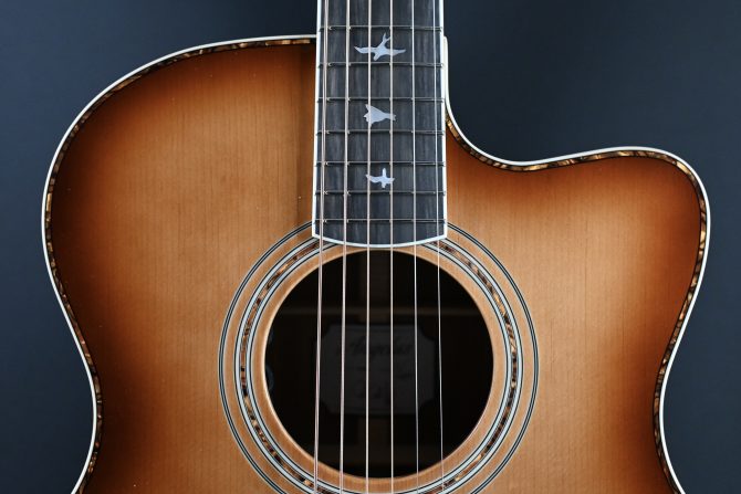PRS SE Angelus A40E Tobacco Sunburst #645