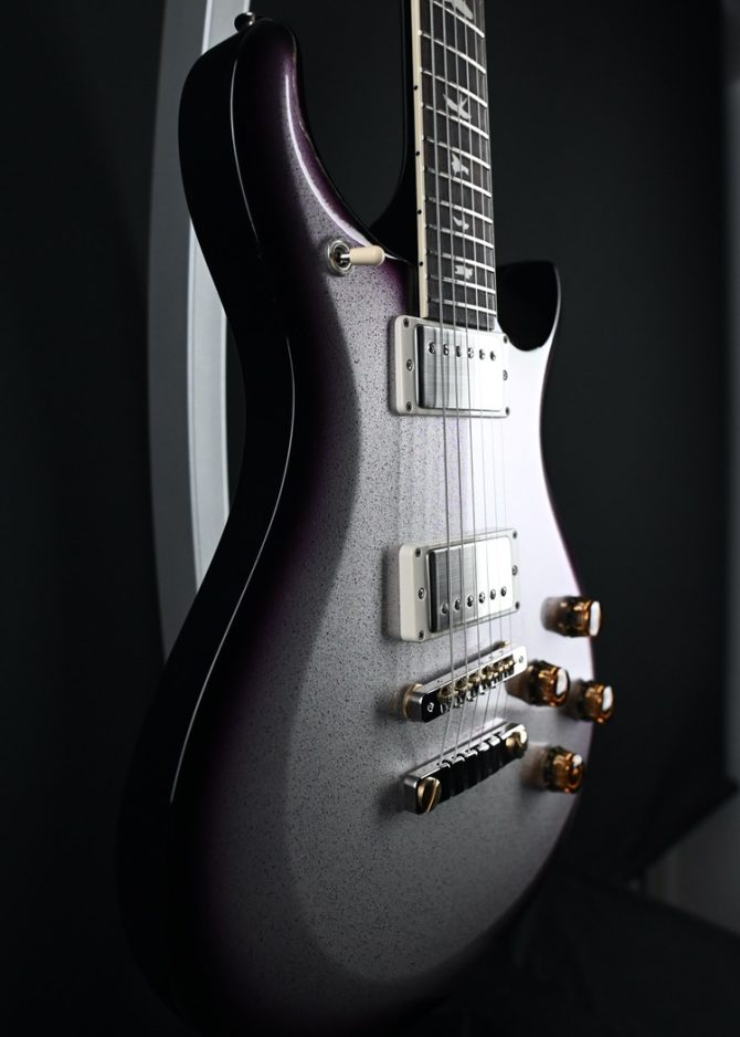 PRS S2 McCarty 594 Sparkle Gray Mulberry Smokeburst #420