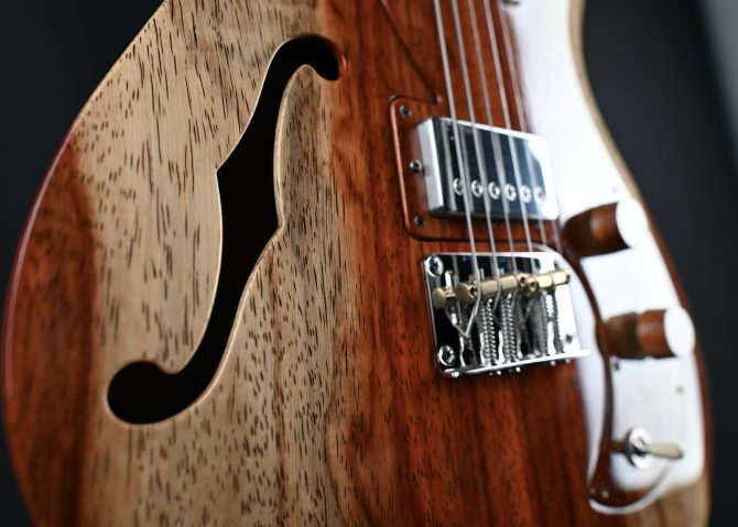 PRS Private Stock #12193 Padauk Vela Semi-Hollow