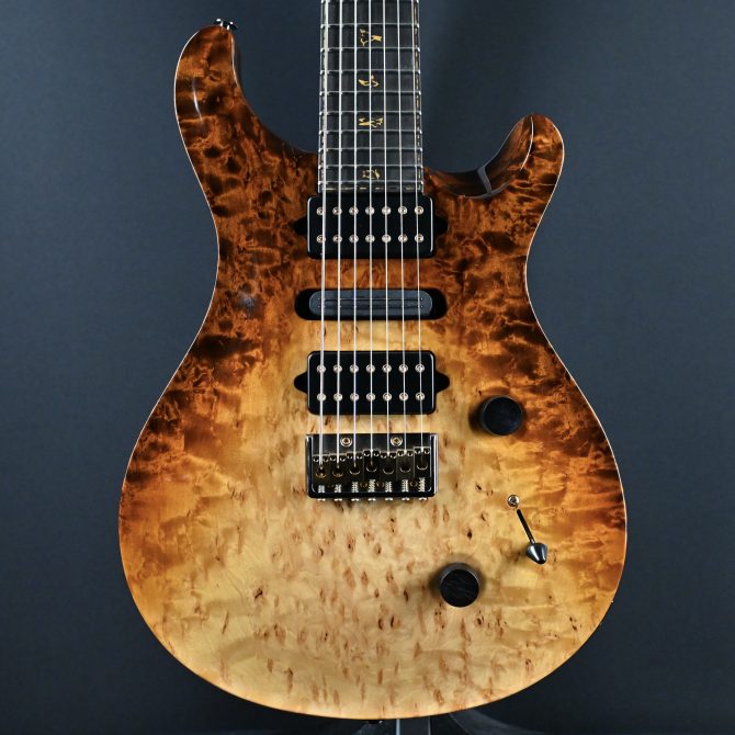 PRS Custom 24 7-String Semi Hollow Sandstorm Dragon's Breath Private Stock #12192