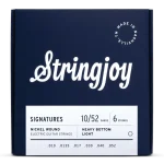 Stringjoy 10-52 Heavy Bottom Light Gauge Signatures – Nickel Wound Electric Guitar Strings