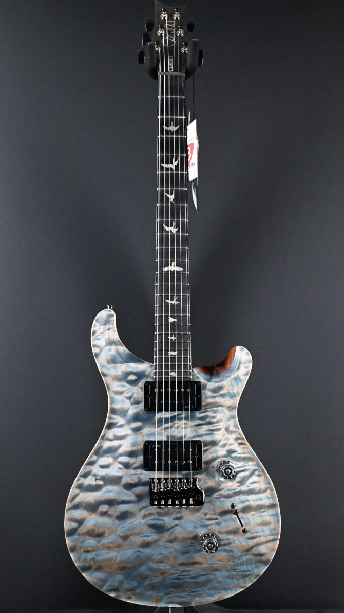 PRS Custom 24 Artist Grade One-Piece Quilt Indigo #899