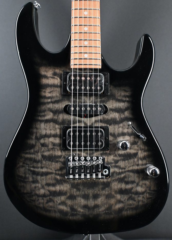 Ibanez GRX70QA-TKS Gio Series Transparent Black Sunburst #511