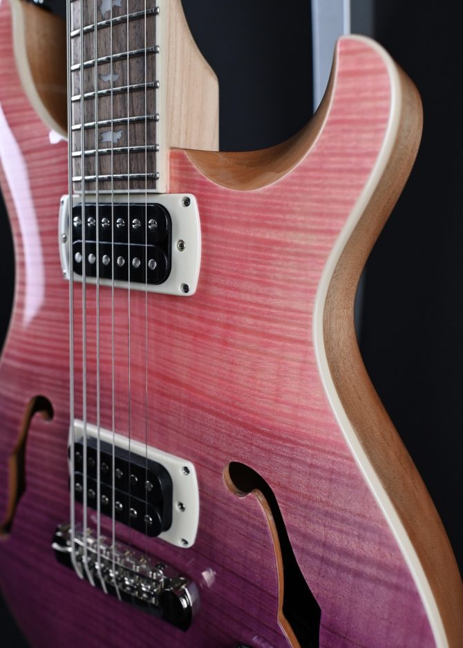 PRS PRS SE Ed Sheeran Hollowbody I Piezo Baritone Pink Ombre #473