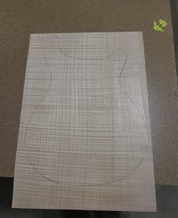 PRS Wood Library Custom 24 Semi-Hollow Artist Grade One-Piece Flame Maple w/ Ebony Board *In Progress*