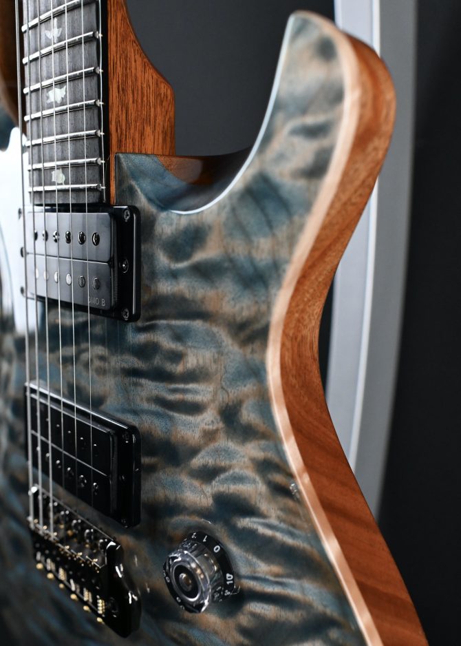 PRS Custom 24 Artist Grade One-Piece Quilt Indigo #899