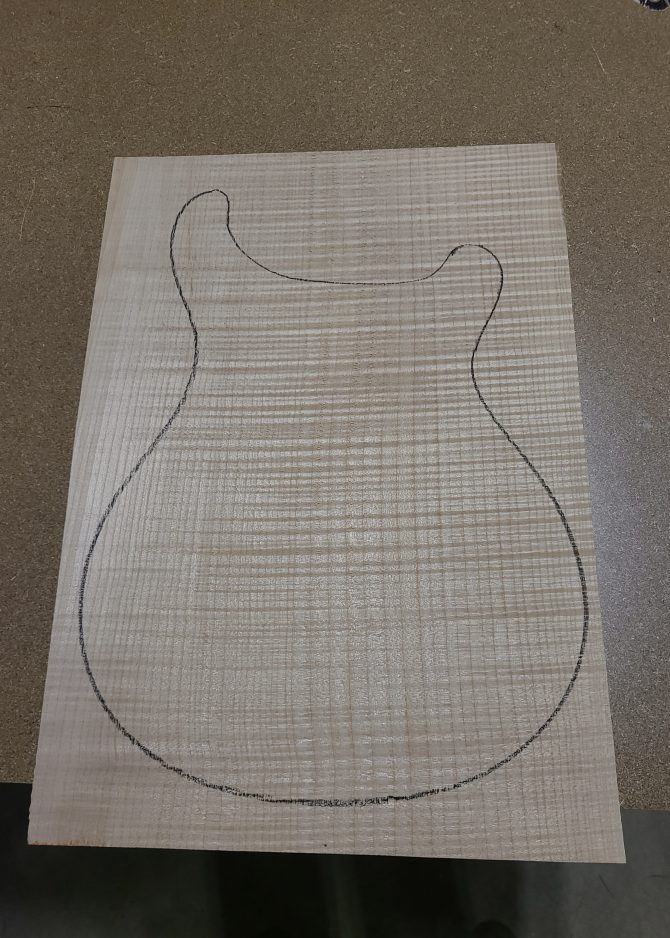 PRS Wood Library Custom 24 Semi-Hollow Artist Grade One-Piece Flame Maple w/ Ebony Board *In Progress*