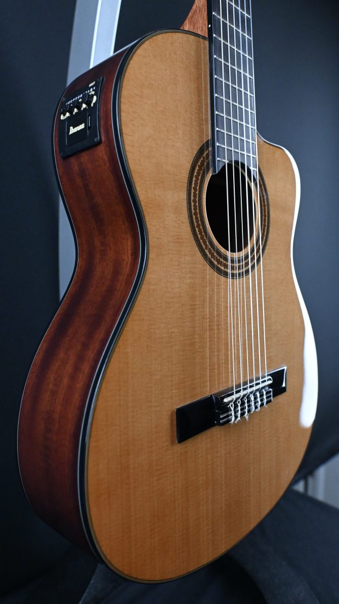 Ibanez GA6CE-AM Amber High Gloss Classical Guitar #718