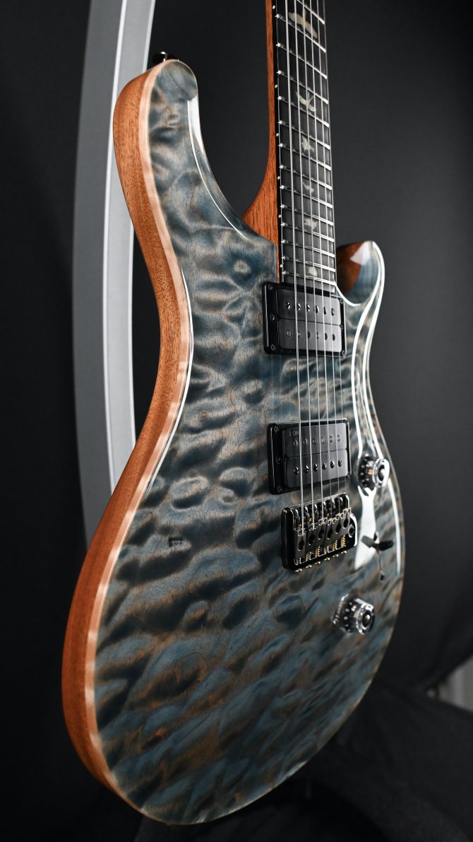 PRS Custom 24 Artist Grade One-Piece Quilt Indigo #899
