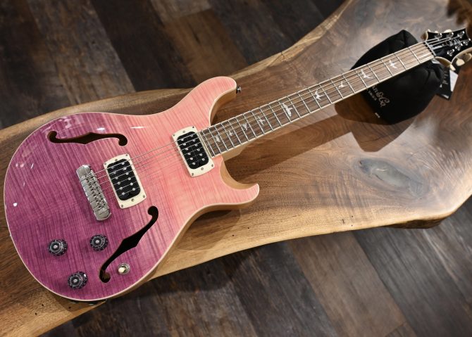 PRS PRS SE Ed Sheeran Hollowbody I Piezo Baritone Pink Ombre #473