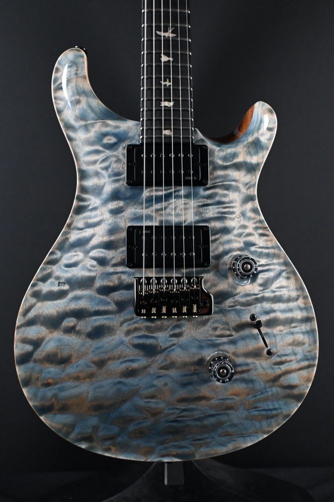 PRS Custom 24 Artist Grade One-Piece Quilt Indigo #899
