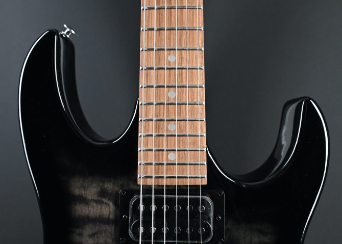 Ibanez GRX70QA-TKS Gio Series Transparent Black Sunburst #511