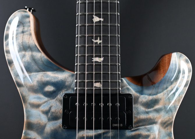 PRS Custom 24 Artist Grade One-Piece Quilt Indigo #899