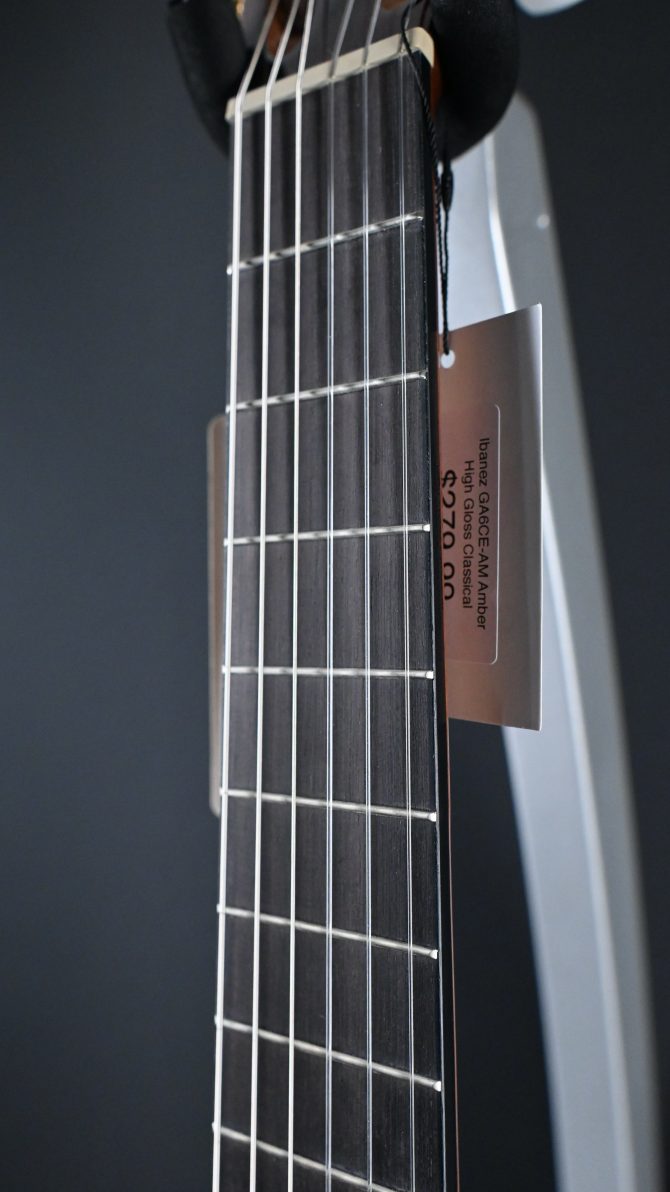 Ibanez GA6CE-AM Amber High Gloss Classical Guitar #718