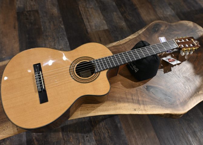 Ibanez GA6CE-AM Amber High Gloss Classical Guitar #718
