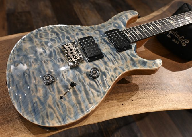 PRS Custom 24 Artist Grade One-Piece Quilt Indigo #899