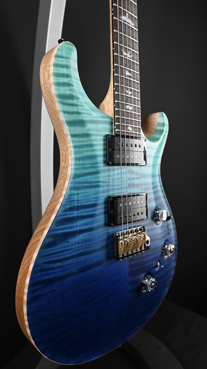 PRS Wood Library Custom 24 Piezo 10-Top Blue Fade #067