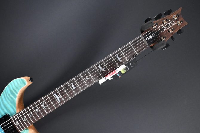 PRS Wood Library Custom 24 Piezo 10-Top Blue Fade #067