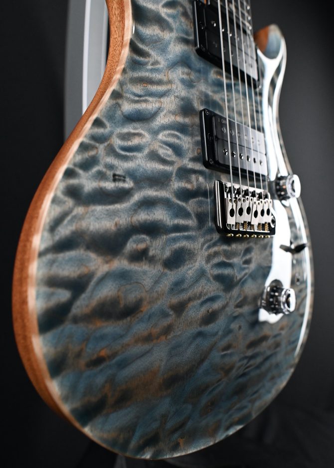 PRS Custom 24 Artist Grade One-Piece Quilt Indigo #899