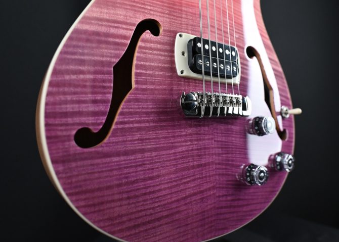 PRS PRS SE Ed Sheeran Hollowbody I Piezo Baritone Pink Ombre #473