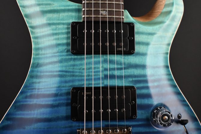 PRS Wood Library Custom 24 Piezo 10-Top Blue Fade #067