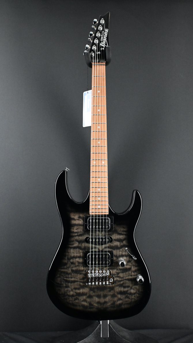 Ibanez GRX70QA-TKS Gio Series Transparent Black Sunburst #511