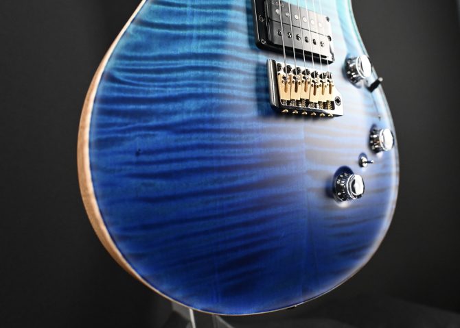 PRS Wood Library Custom 24 Piezo 10-Top Blue Fade #067