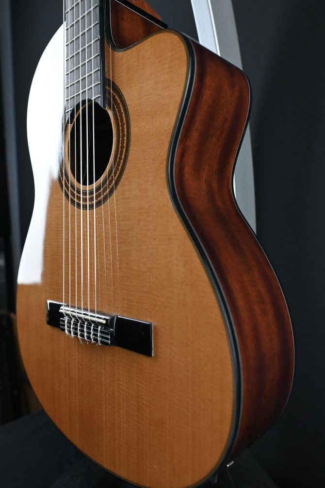 Ibanez GA6CE-AM Amber High Gloss Classical Guitar #718