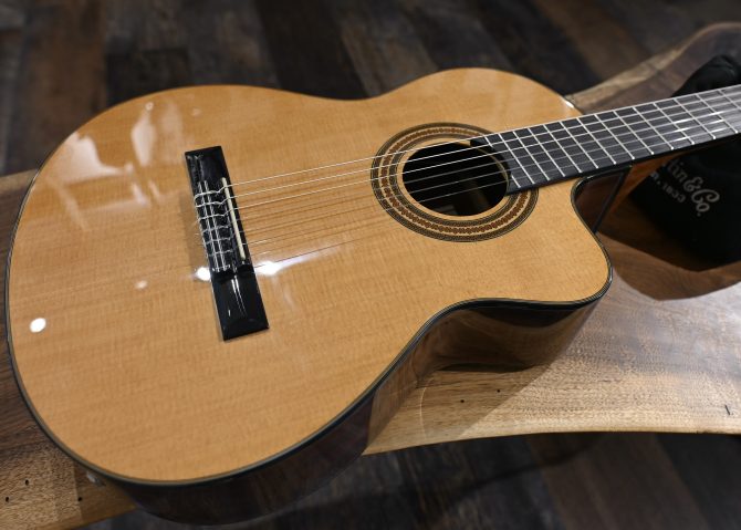 Ibanez GA6CE-AM Amber High Gloss Classical Guitar #718