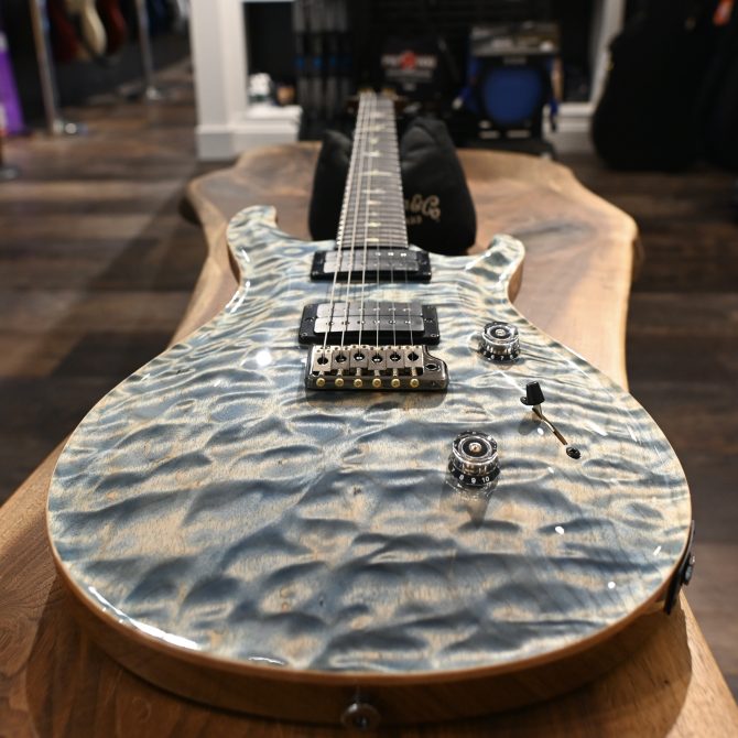 PRS Custom 24 Artist Grade One-Piece Quilt Indigo #899