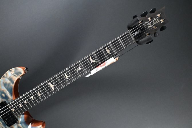 PRS Custom 24 Artist Grade One-Piece Quilt Indigo #899