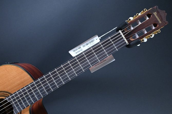 Ibanez GA6CE-AM Amber High Gloss Classical Guitar #718
