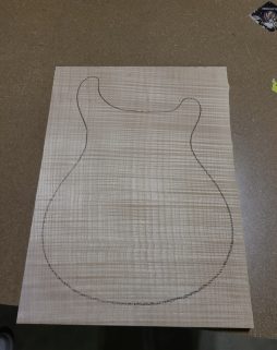 PRS Wood Library Custom 24 Semi-Hollow Artist Grade One-Piece Flame Maple w/ Ebony Board *In Progress*