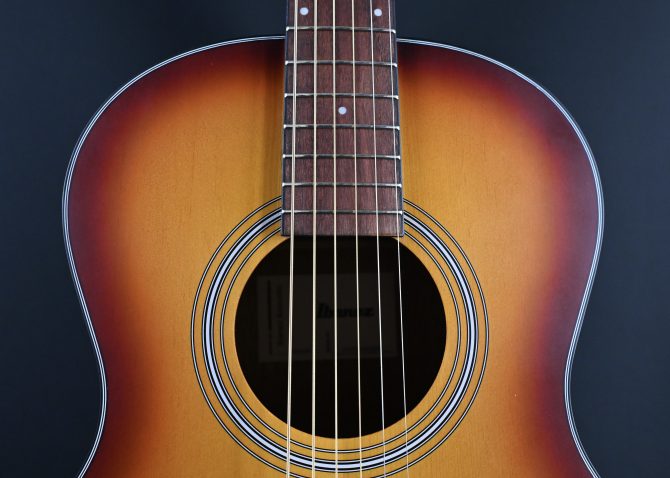 Ibanez PN50-ORH Open Pore Brown Sunburst Parlor Acoustic #699