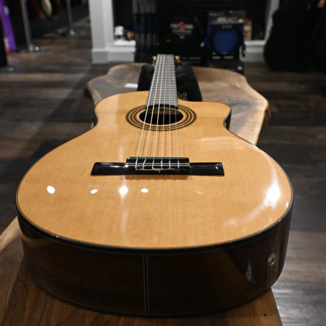 Ibanez GA6CE-AM Amber High Gloss Classical Guitar #718