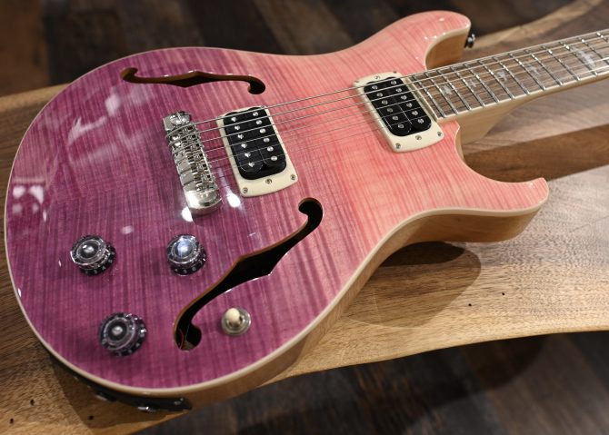 PRS PRS SE Ed Sheeran Hollowbody I Piezo Baritone Pink Ombre #473