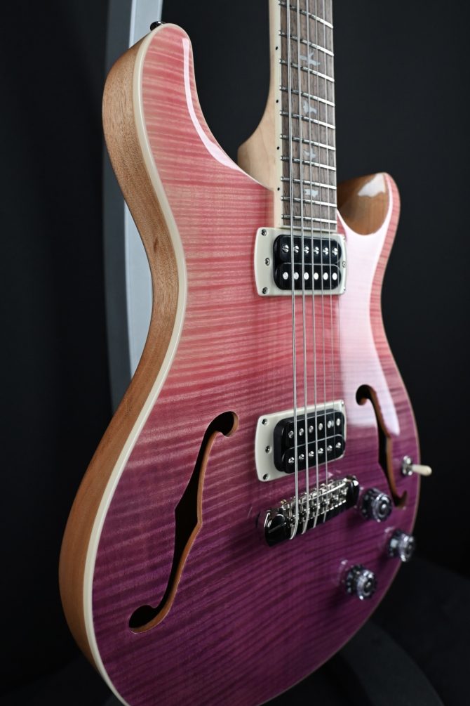 PRS PRS SE Ed Sheeran Hollowbody I Piezo Baritone Pink Ombre #473