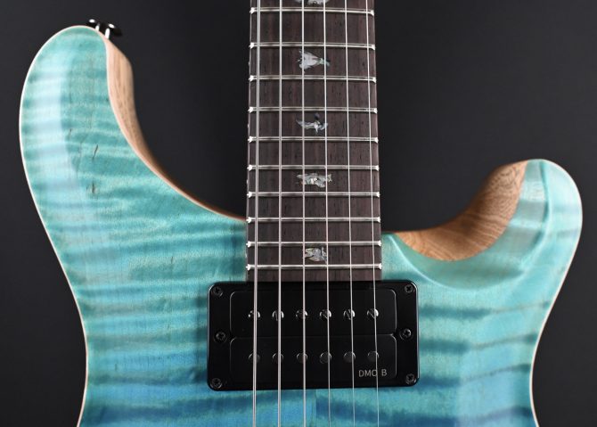 PRS Wood Library Custom 24 Piezo 10-Top Blue Fade #067