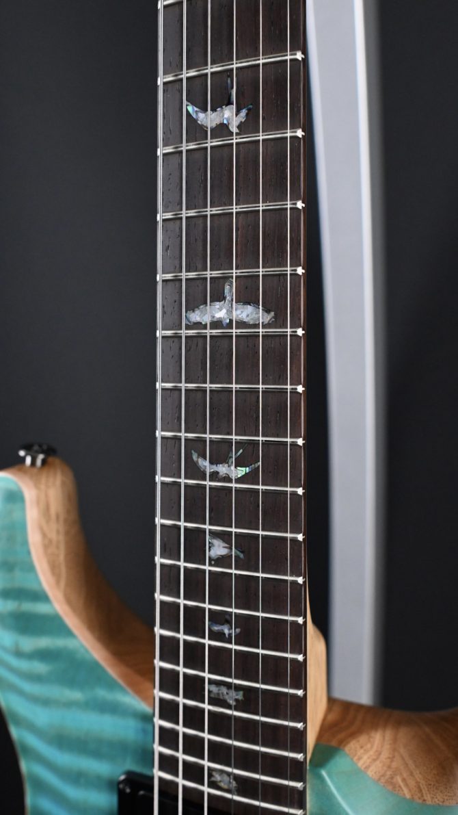 PRS Wood Library Custom 24 Piezo 10-Top Blue Fade #067