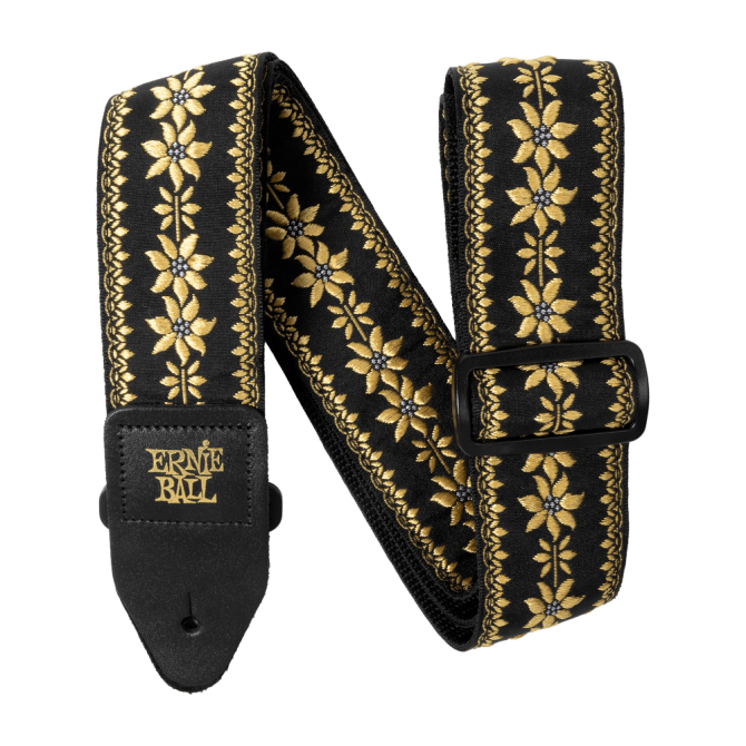 Ernie Ball Classic Jacquard Guitar Strap/Bass Strap - Flower Crown