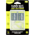 Ernie Ball USB-C Rechargeable 9v Battery by Paleblue – 2-pack